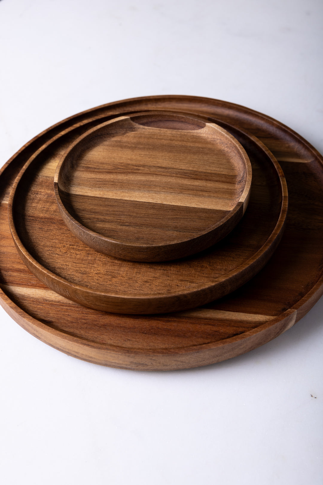 PLATO MADERA ACACIA 24CM