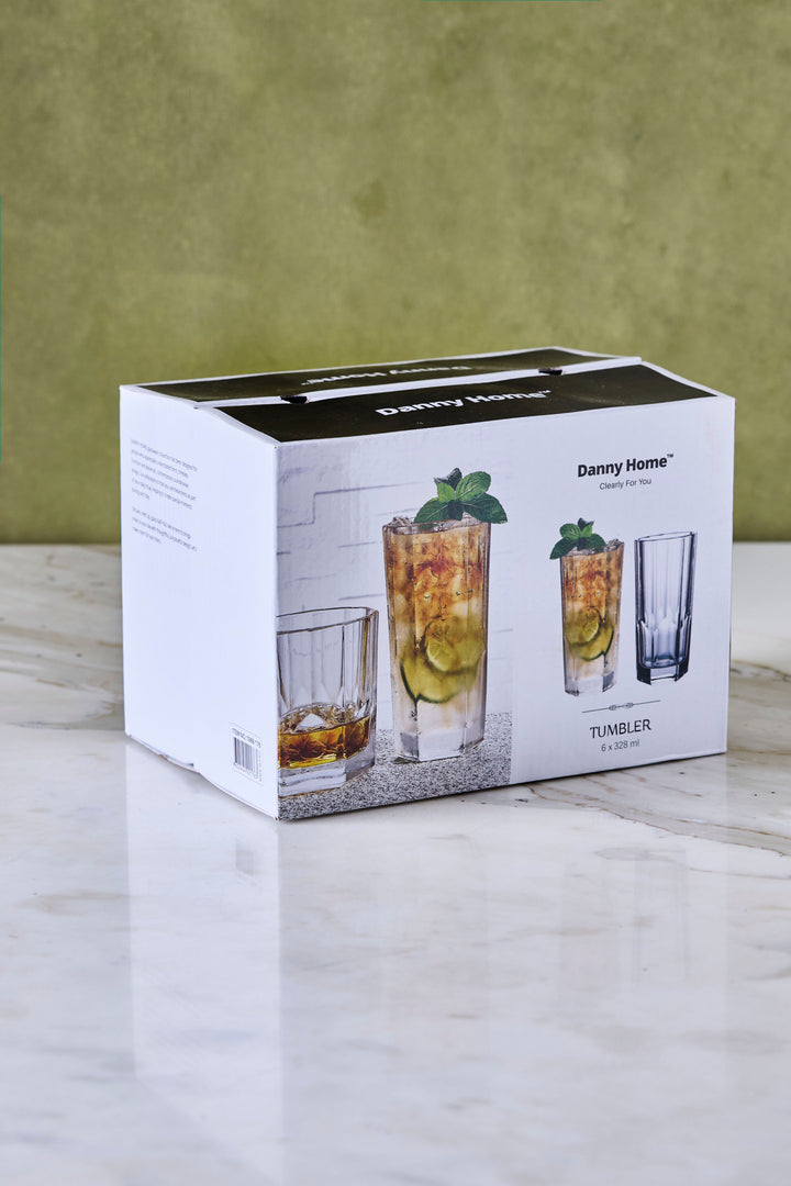 VASO ALTO CASTLE 330ML x 6
