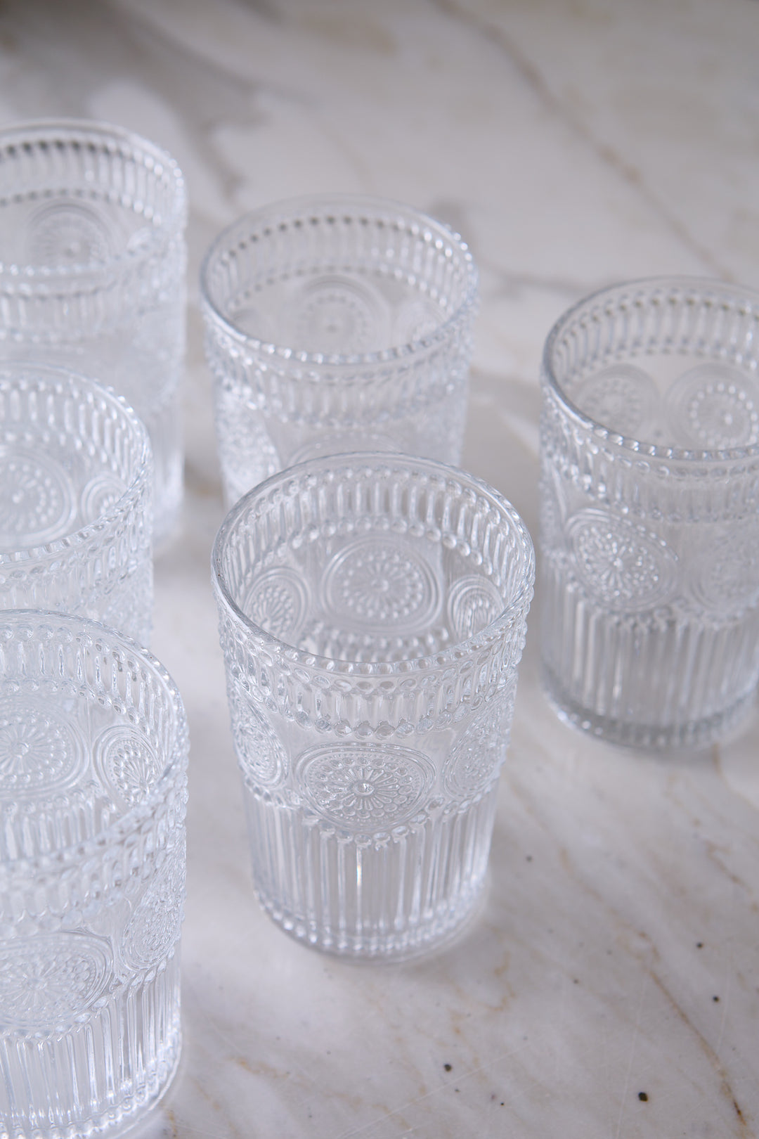 VASO ALTO SUNFLOWER CLEAR 310ML x 6