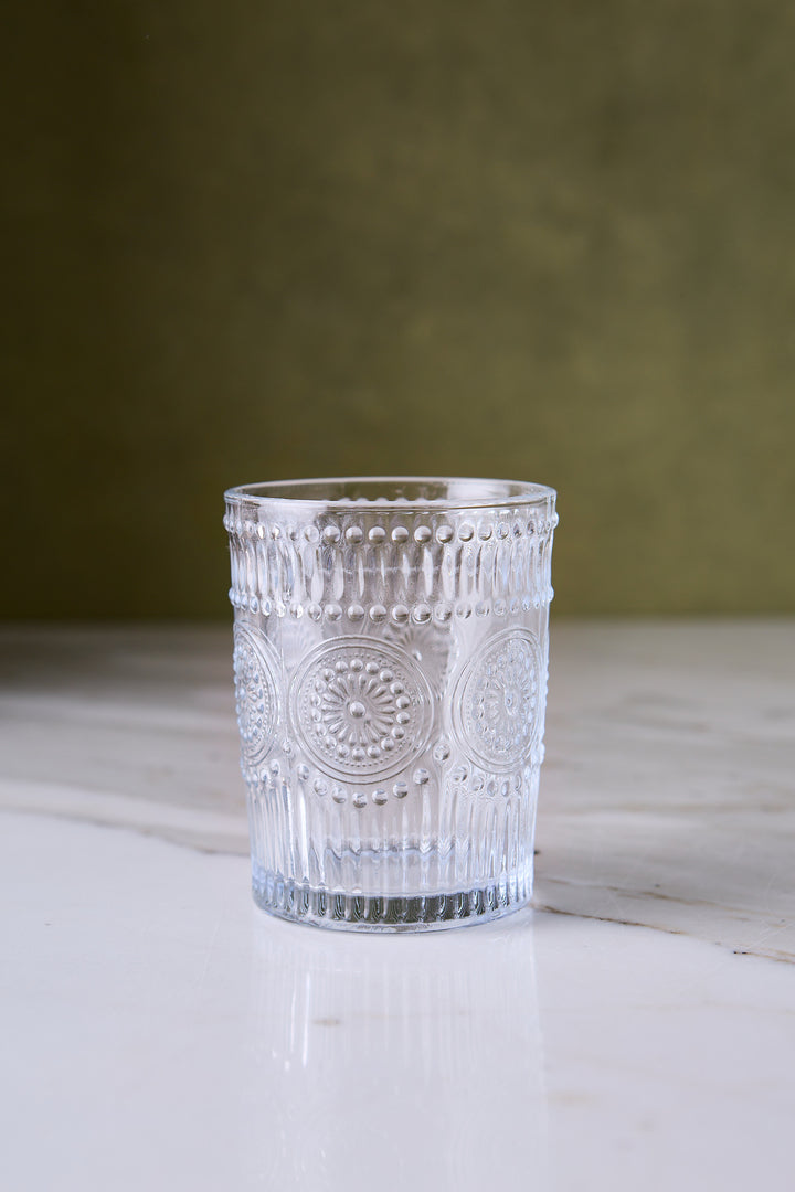 VASO BAJO SUNFLOWER CLEAR 250ML x 6