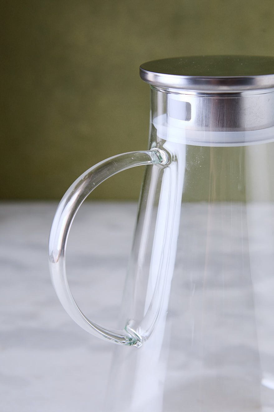 JARRA DE VIDRIO CON TAPA 1.8L