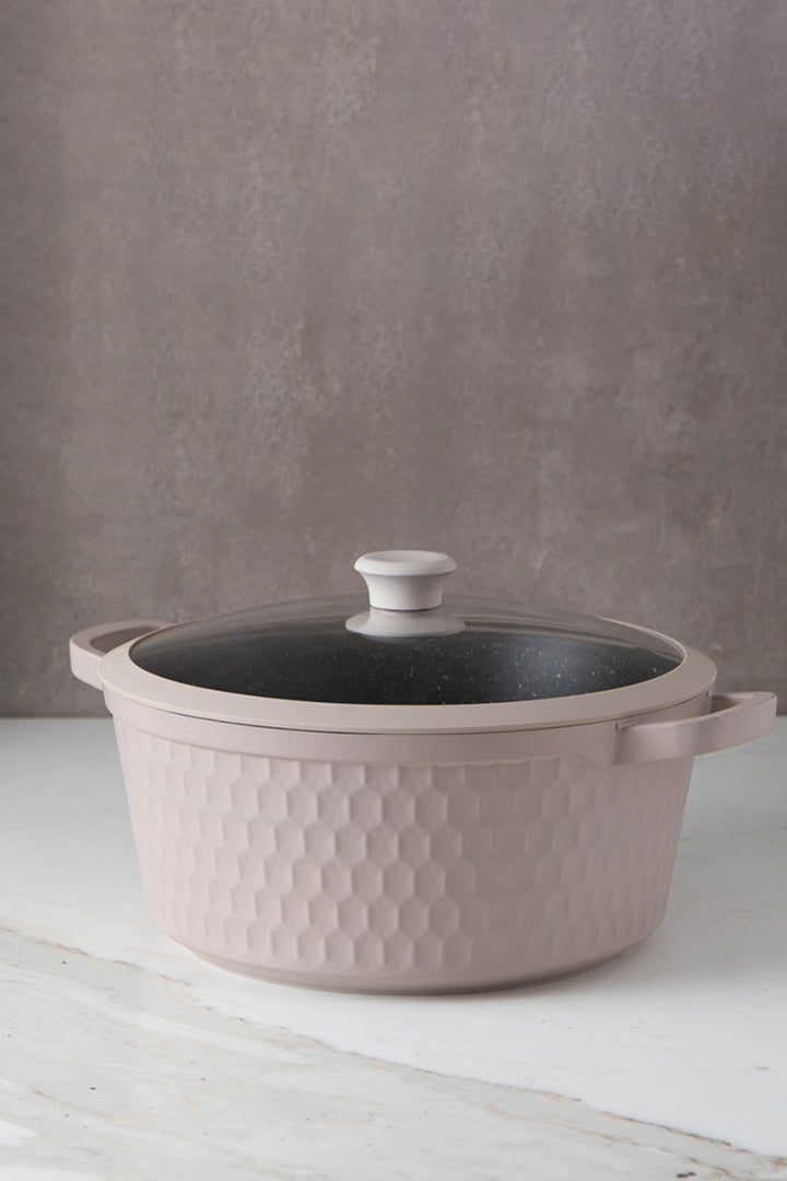 OLLA PANAL BEIGE 32 CM