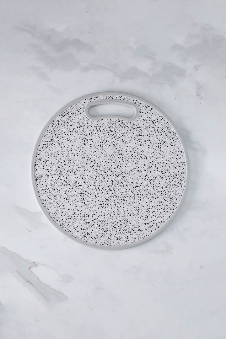 TABLA PARA PICAR REDONDA GRANITO WHITE 35CM