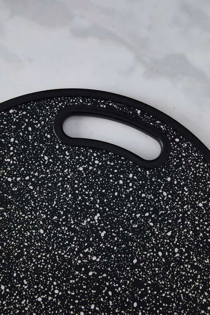 TABLA PARA PICAR REDONDA GRANITO BLACK 35CM