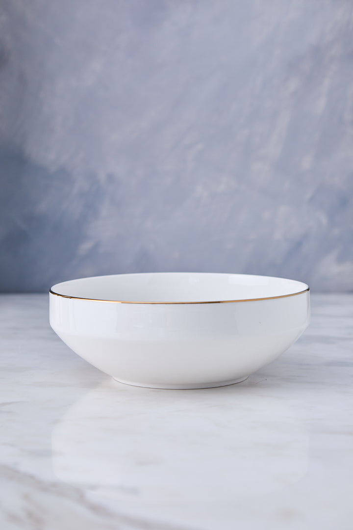 ENSALADERA SAKURA WHITE & GOLD