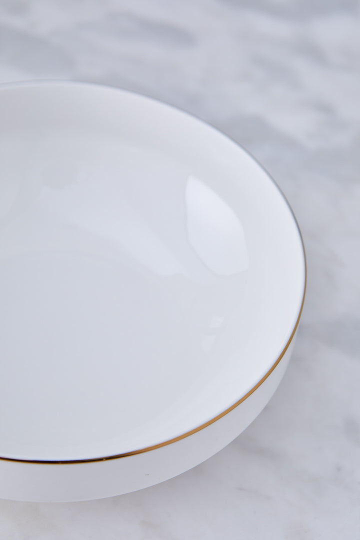 ENSALADERA SAKURA WHITE & GOLD