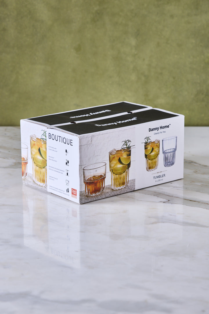 VASO BOUTIQUE 330ML x 6