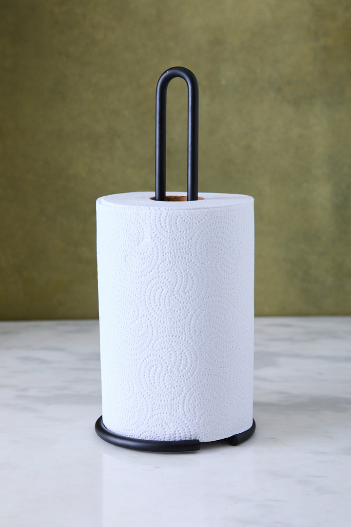 PORTAROLLO HIERRO BLACK 30CM