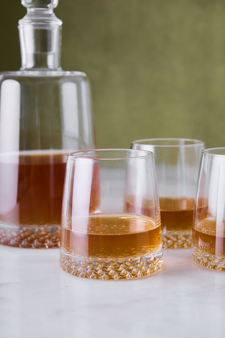 SET DE BOTELLA + 4 VASOS WHISKY