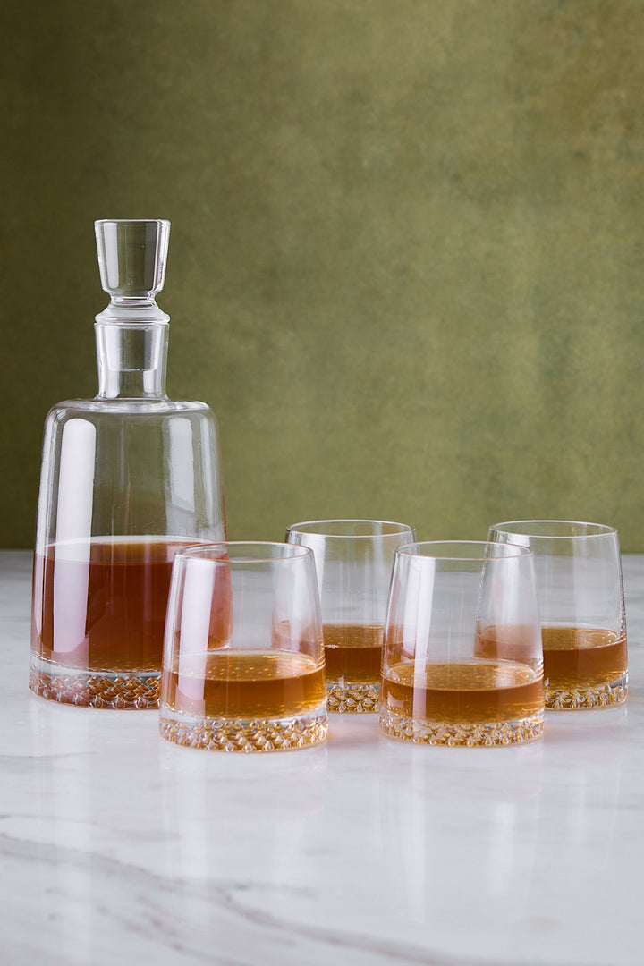 SET DE BOTELLA + 4 VASOS WHISKY