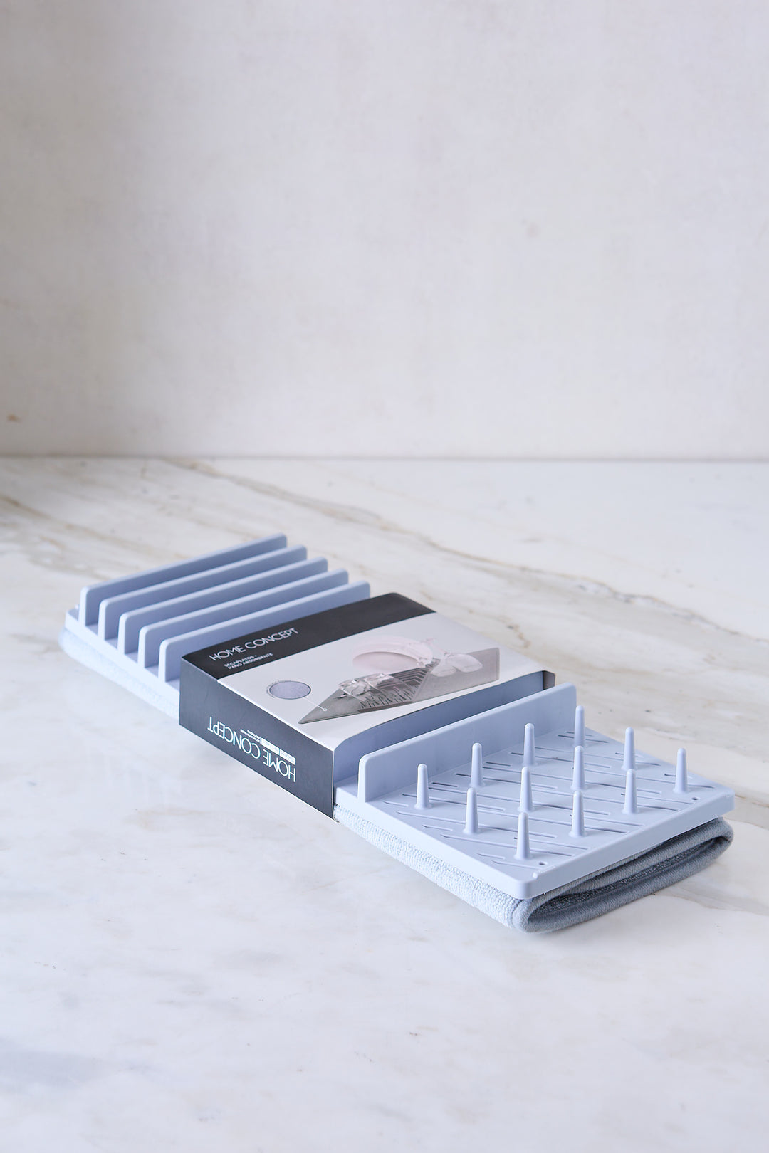 PAÑO ESCURRIDOR MICROFIBRA CON SECAPLATOS GRAY