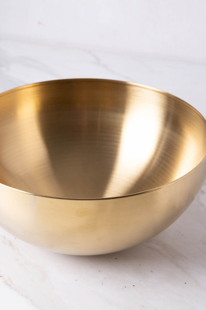 BOWL DE ACERO DORADO 25 CM