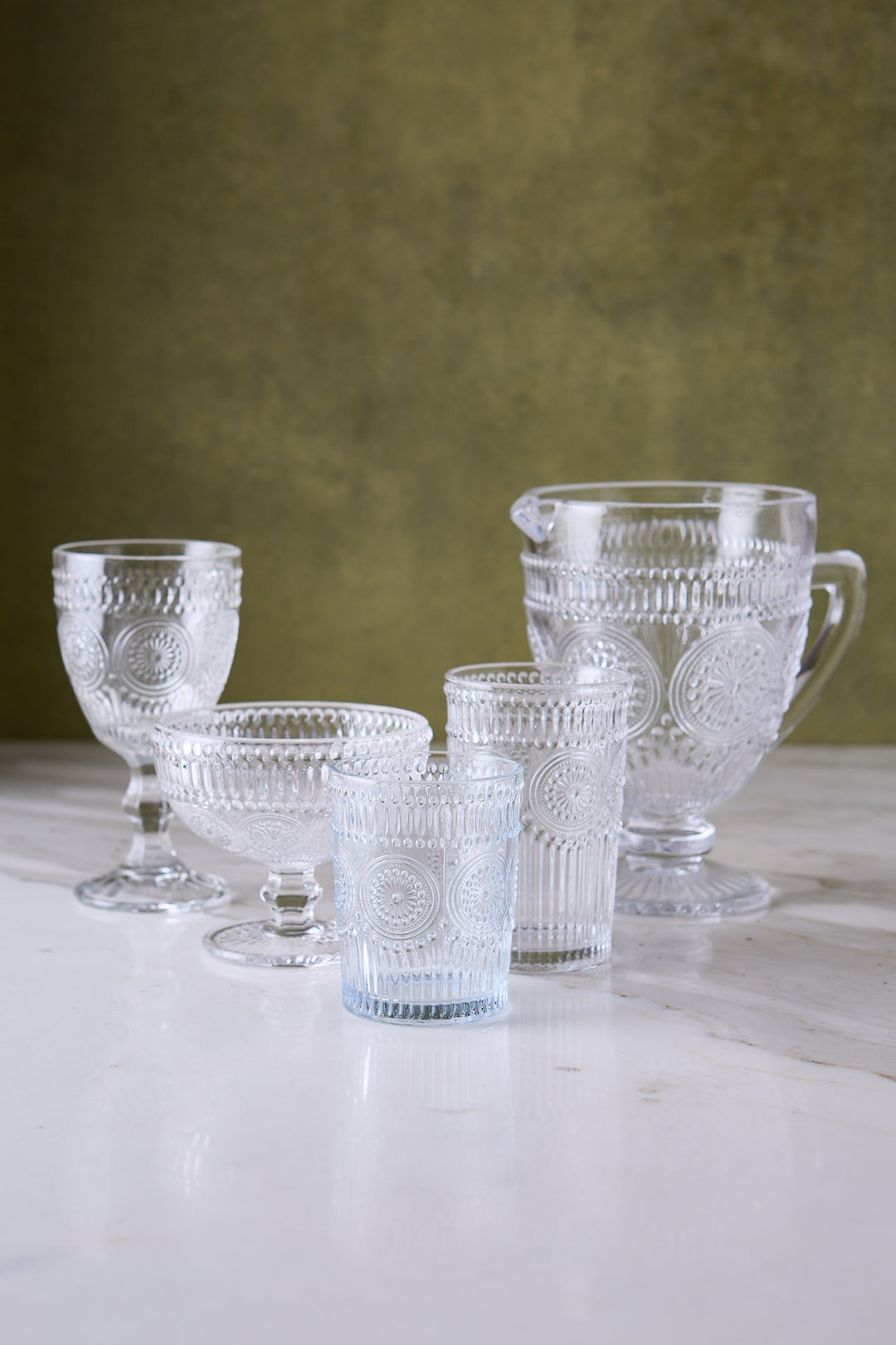 VASO BAJO SUNFLOWER CLEAR 250ML x 6