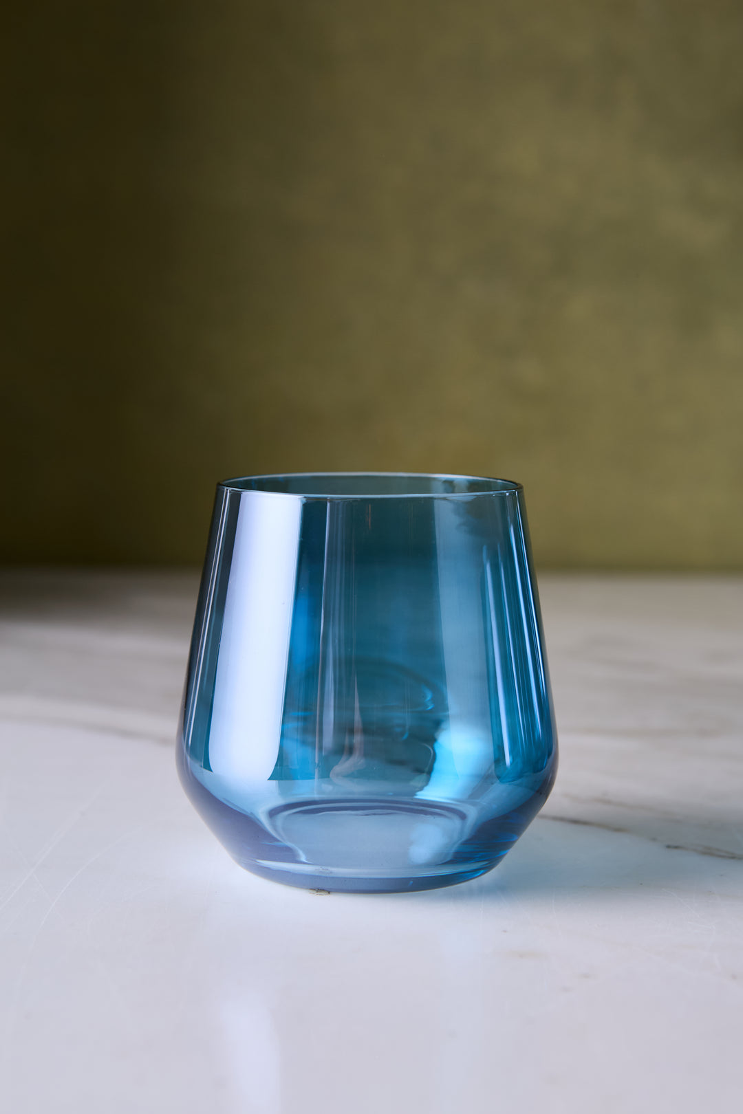 VASO SHINING BLUE 390ML x 6