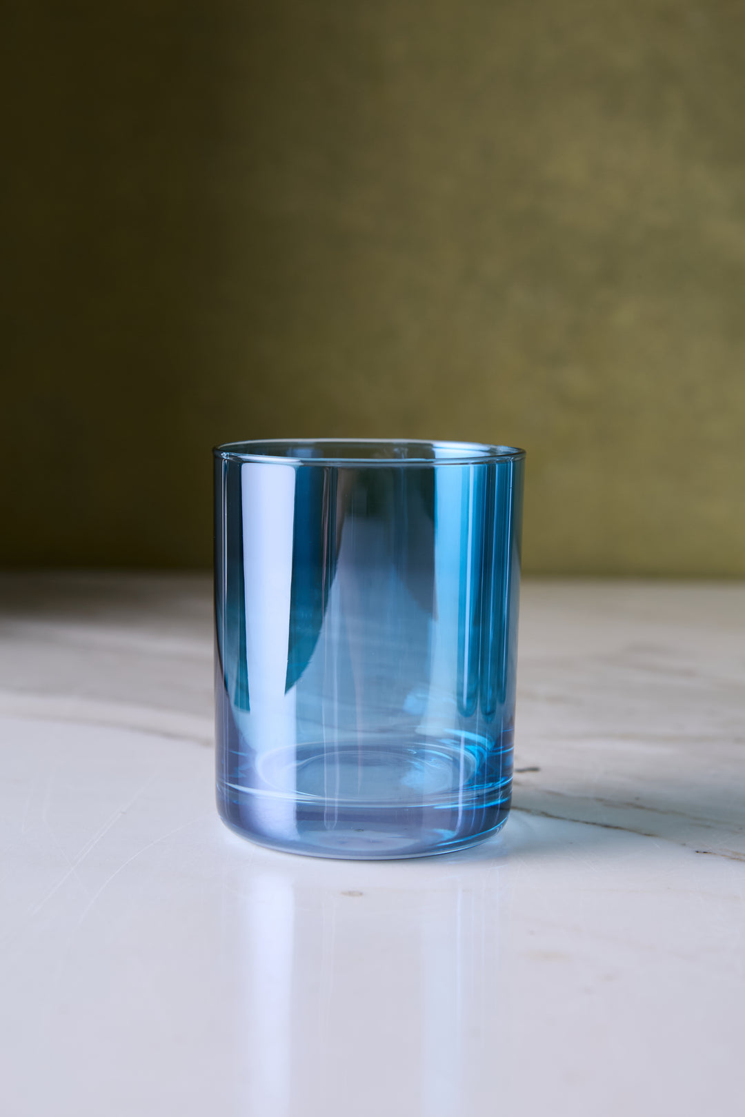 VASO RECTO SHINING BLUE 390ML x 6