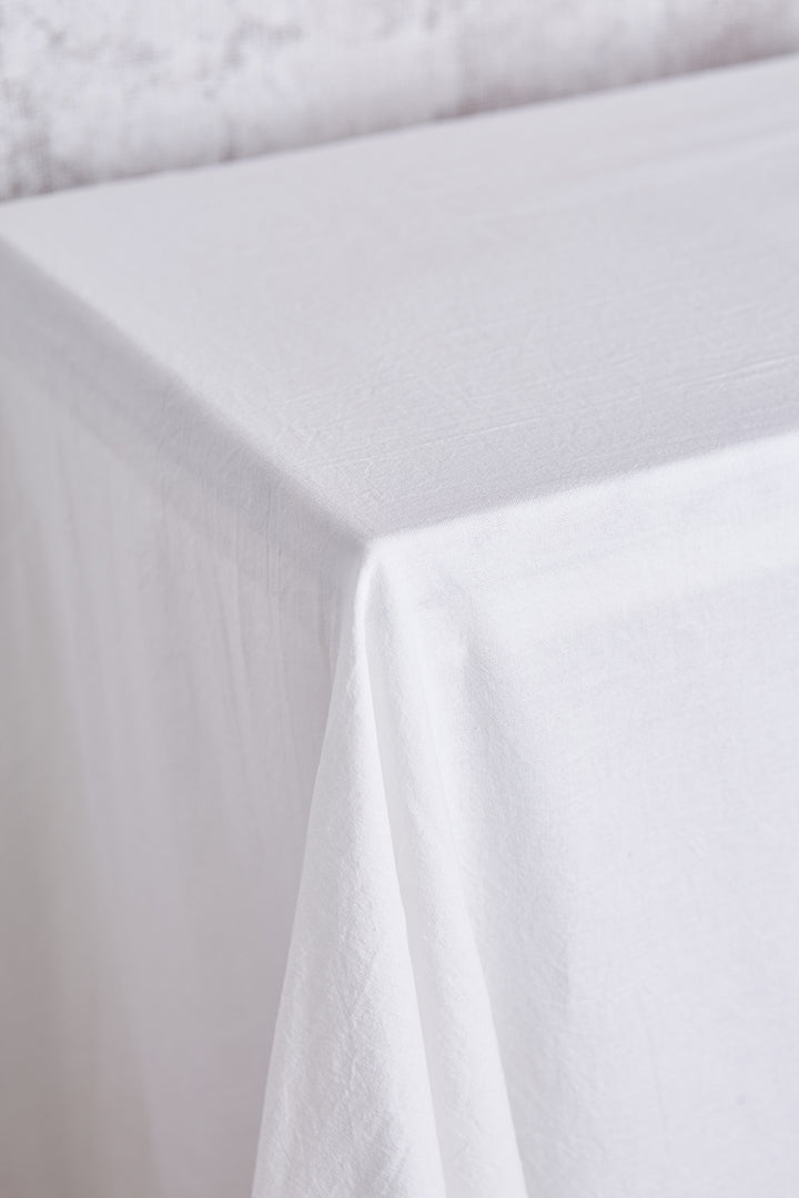 MANTEL DE TUSOR LIVIANO BLANCO 2.50 M