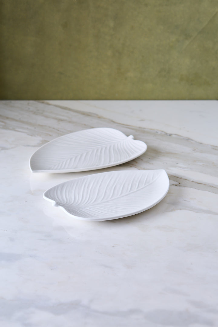 BANDEJA DE CERAMICA HOJA 27CM