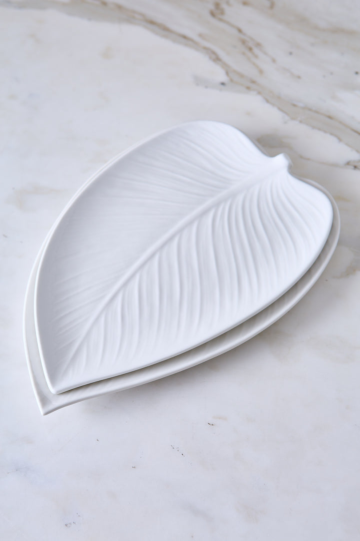 BANDEJA DE CERAMICA HOJA 27CM