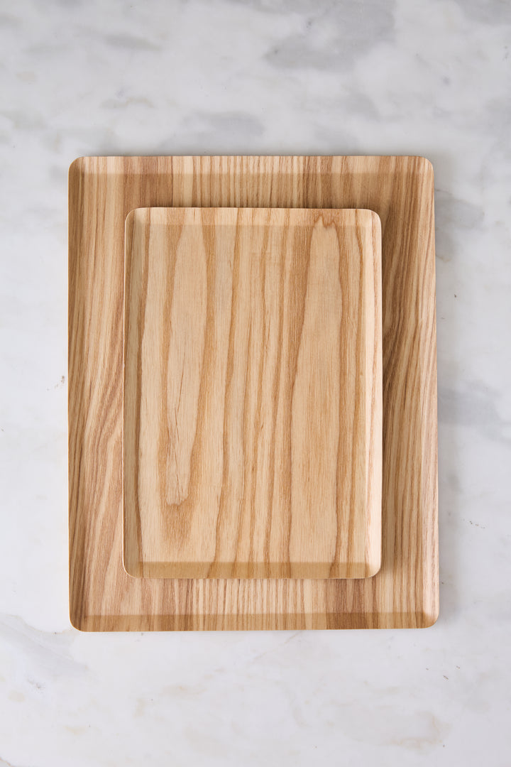 BANDEJA RECTANGULAR WOOD 36CM