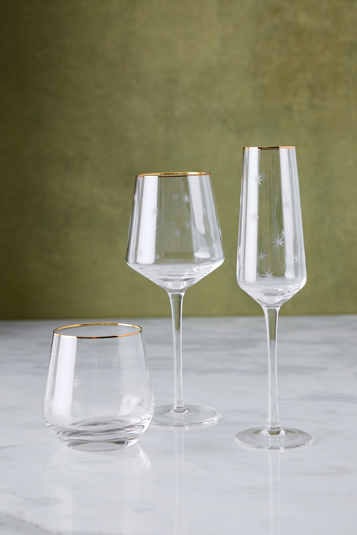 COPA DE CHAMPAGNE STARS 230ML x 2