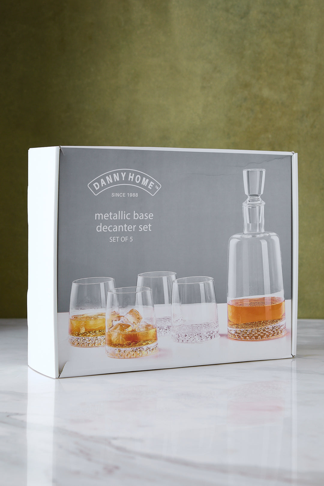 SET DE BOTELLA + 4 VASOS WHISKY