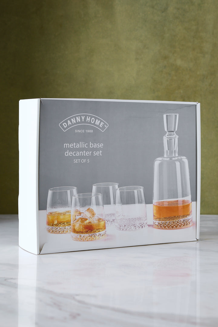 SET DE BOTELLA + 4 VASOS WHISKY