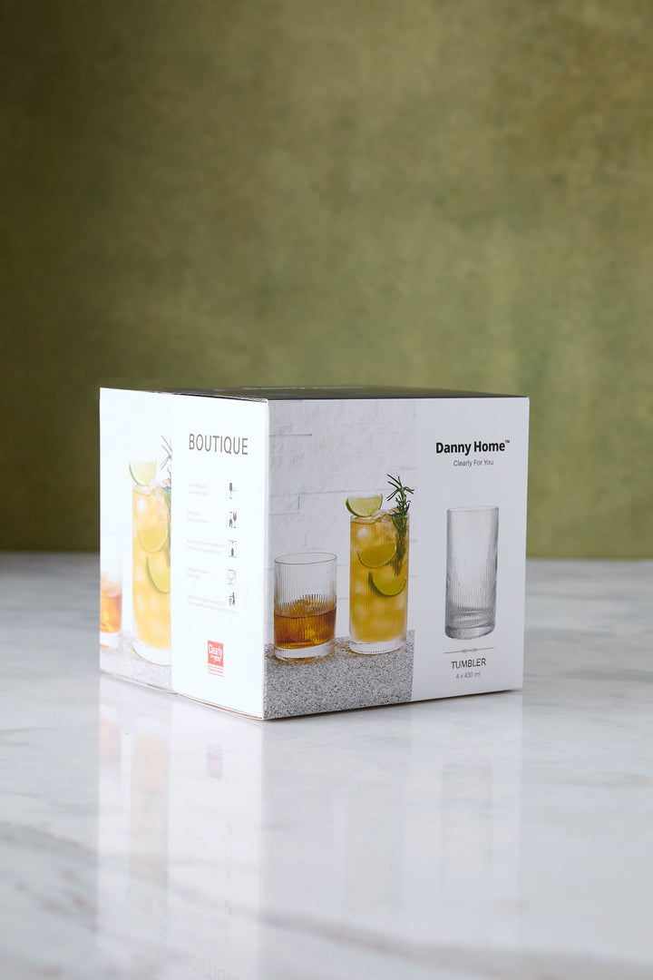 VASO ALTO LINES 430ML x 4