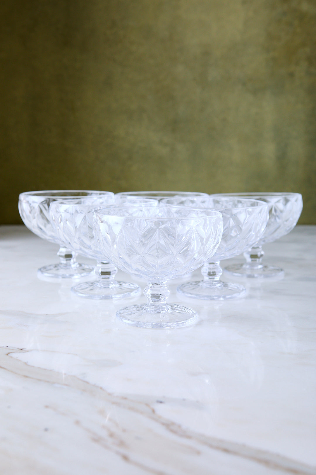 COPA DE POSTRE DIAMANTE CLEAR 350ML x 6