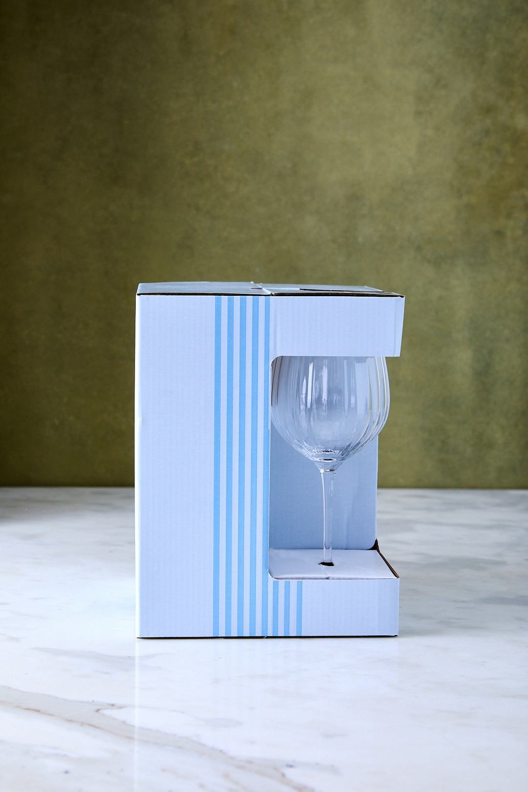 COPA DE VINO FACETADA 570ML x 4