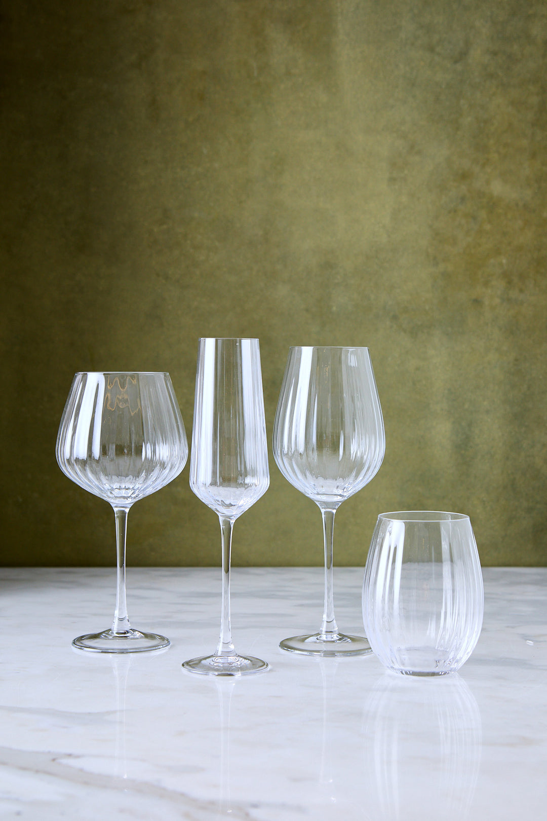 COPA DE VINO FACETADA 570ML x 4