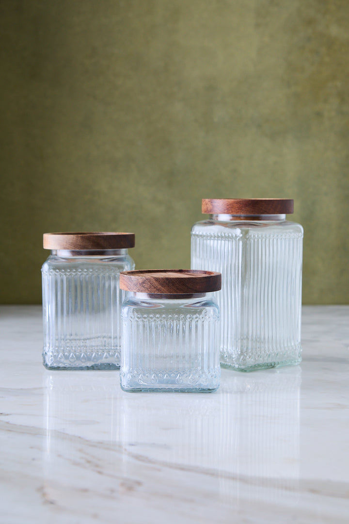 FRASCO CARDIFF VIDRIO & ACACIA 1 L