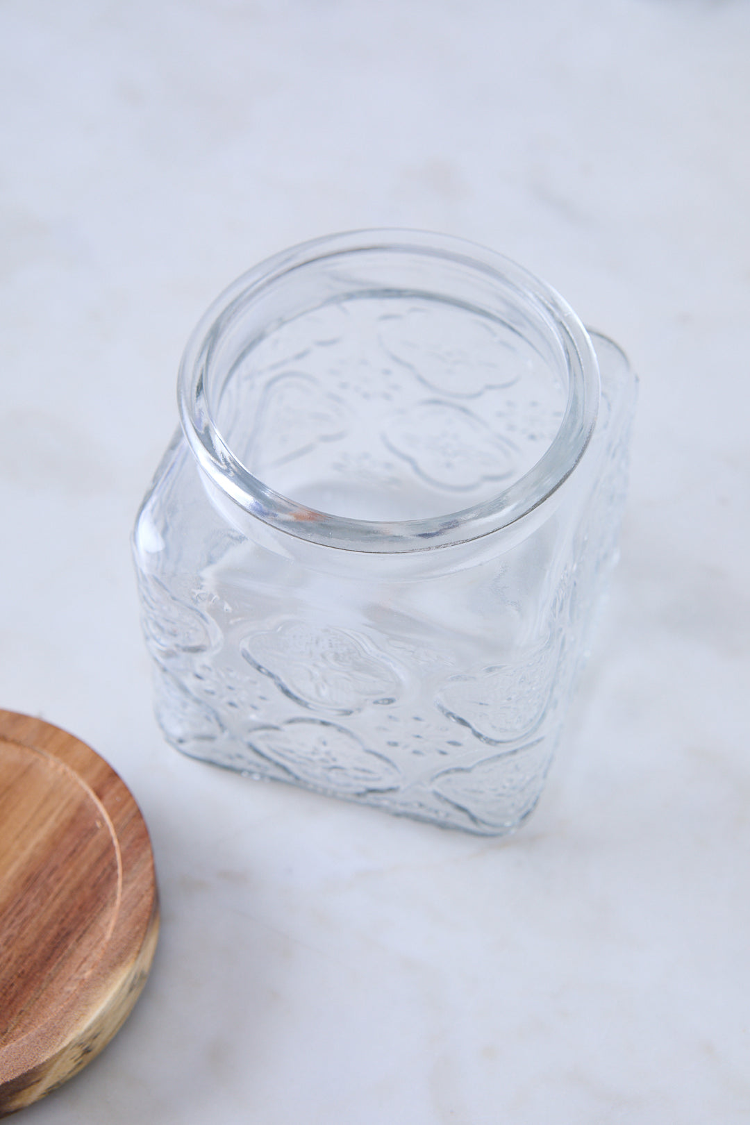 FRASCO ARABESCO VIDRIO & ACACIA 500ML