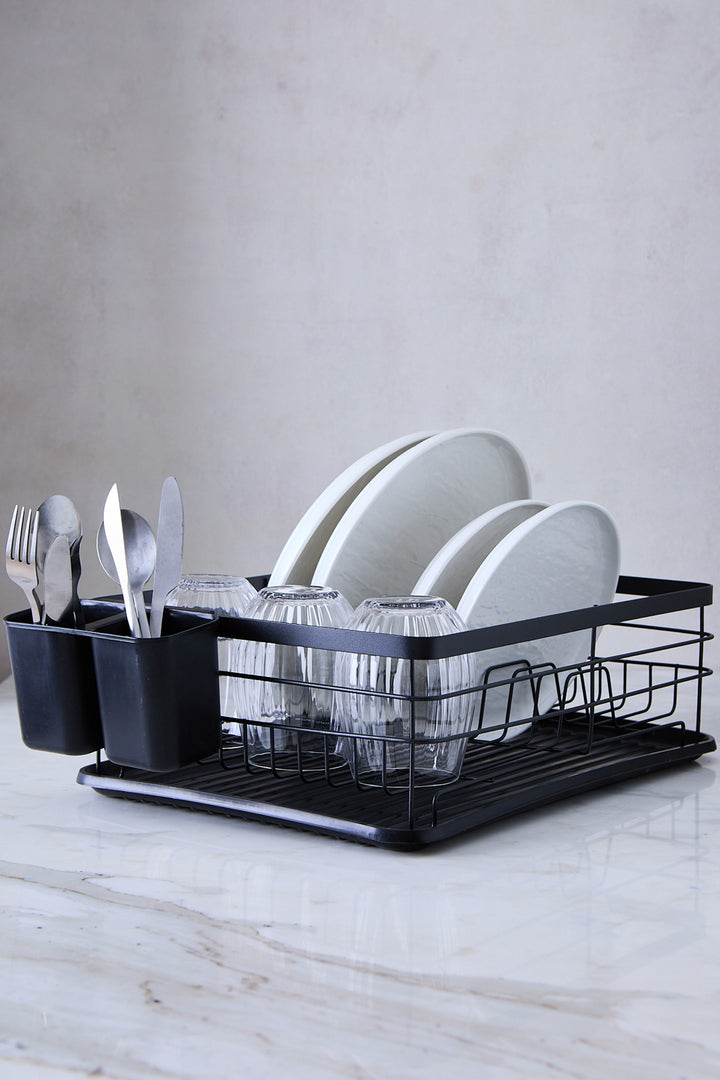 SECAPLATOS HIERRO BLACK & PLÁSTICO 42CM