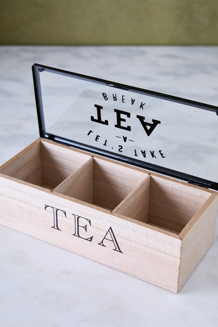 CAJA DE TE 3 CAVIDADES 24CM