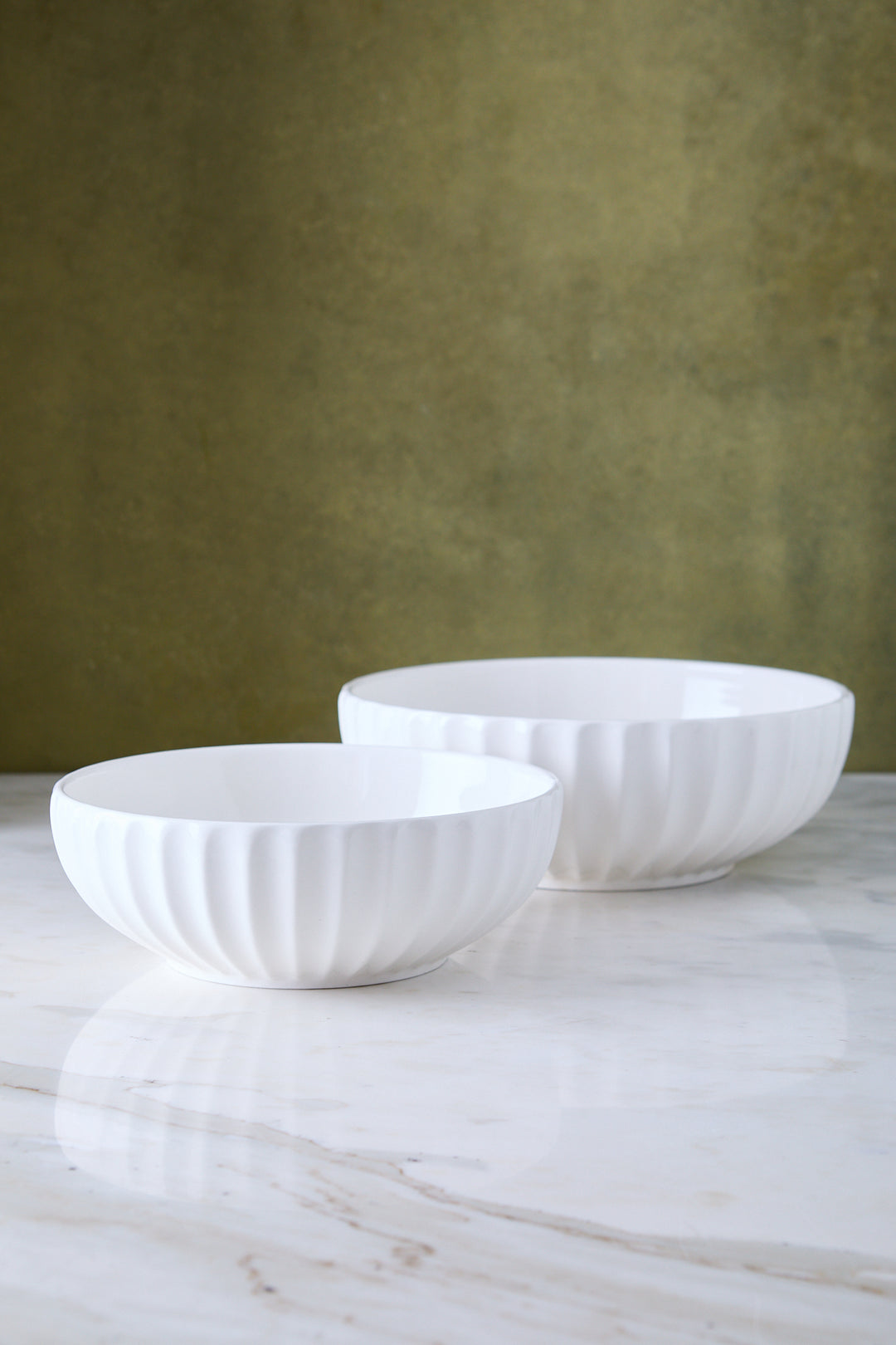 ENSALADERA CERAMICA WHITE 25CM