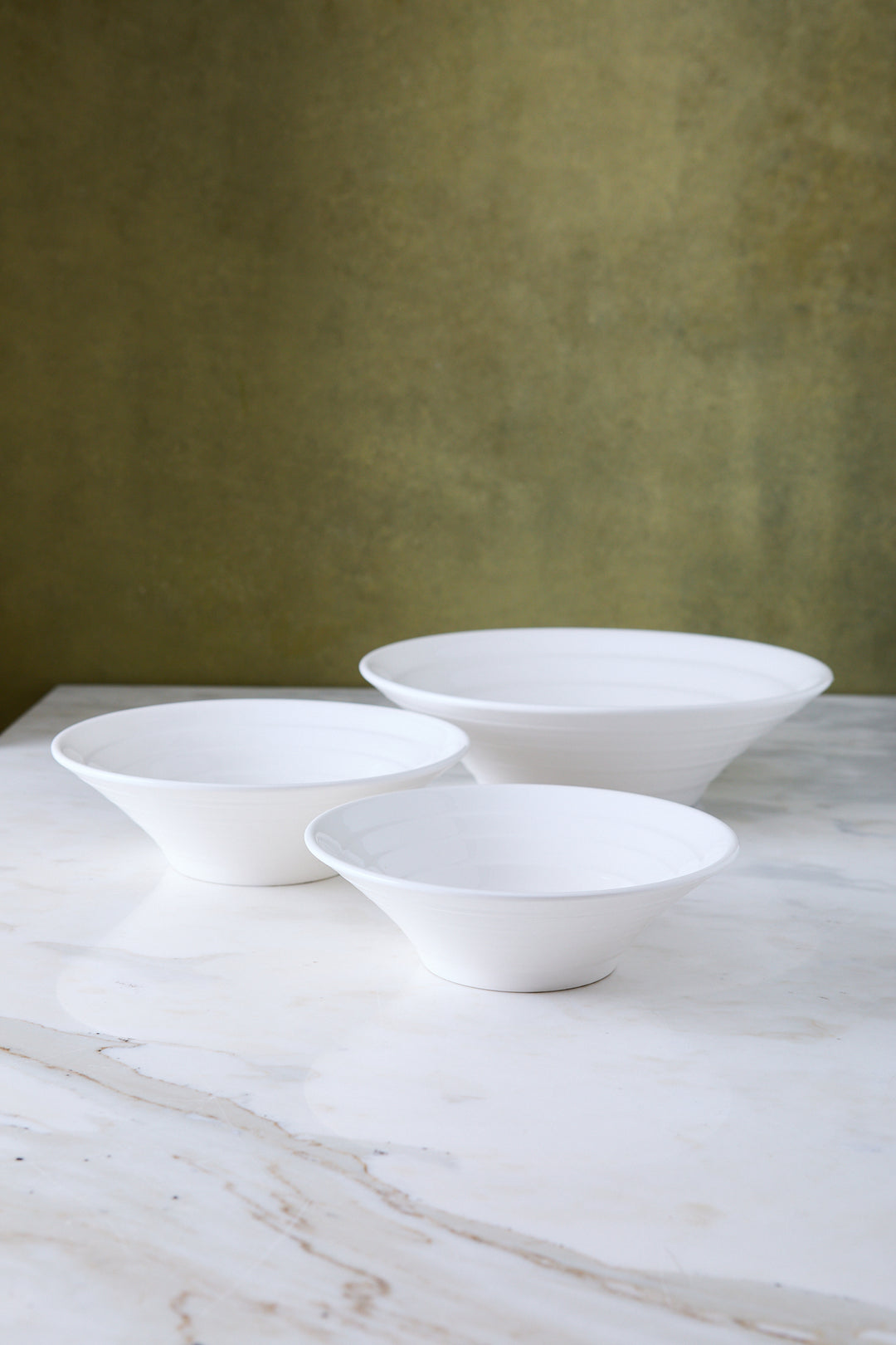 BOWL CÓNICO CERAMICA WHITE 20CM