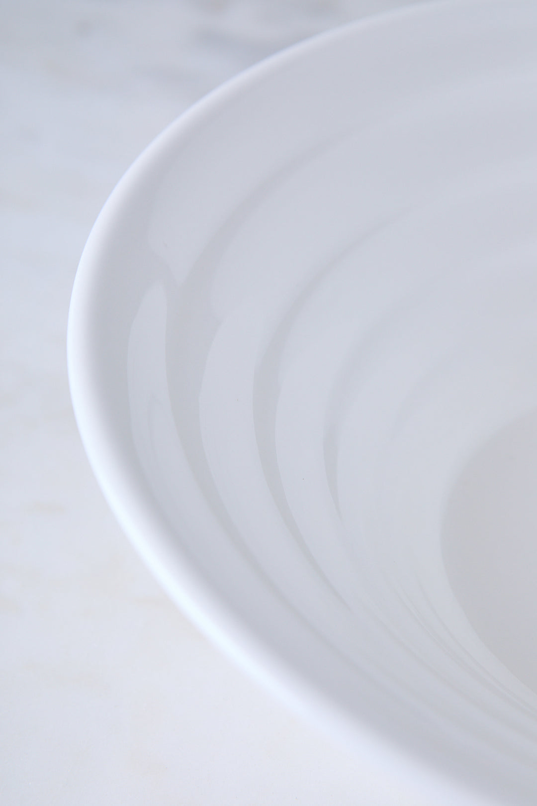 ENSALADERA CÓNICA CERAMICA BLANCA 30CM