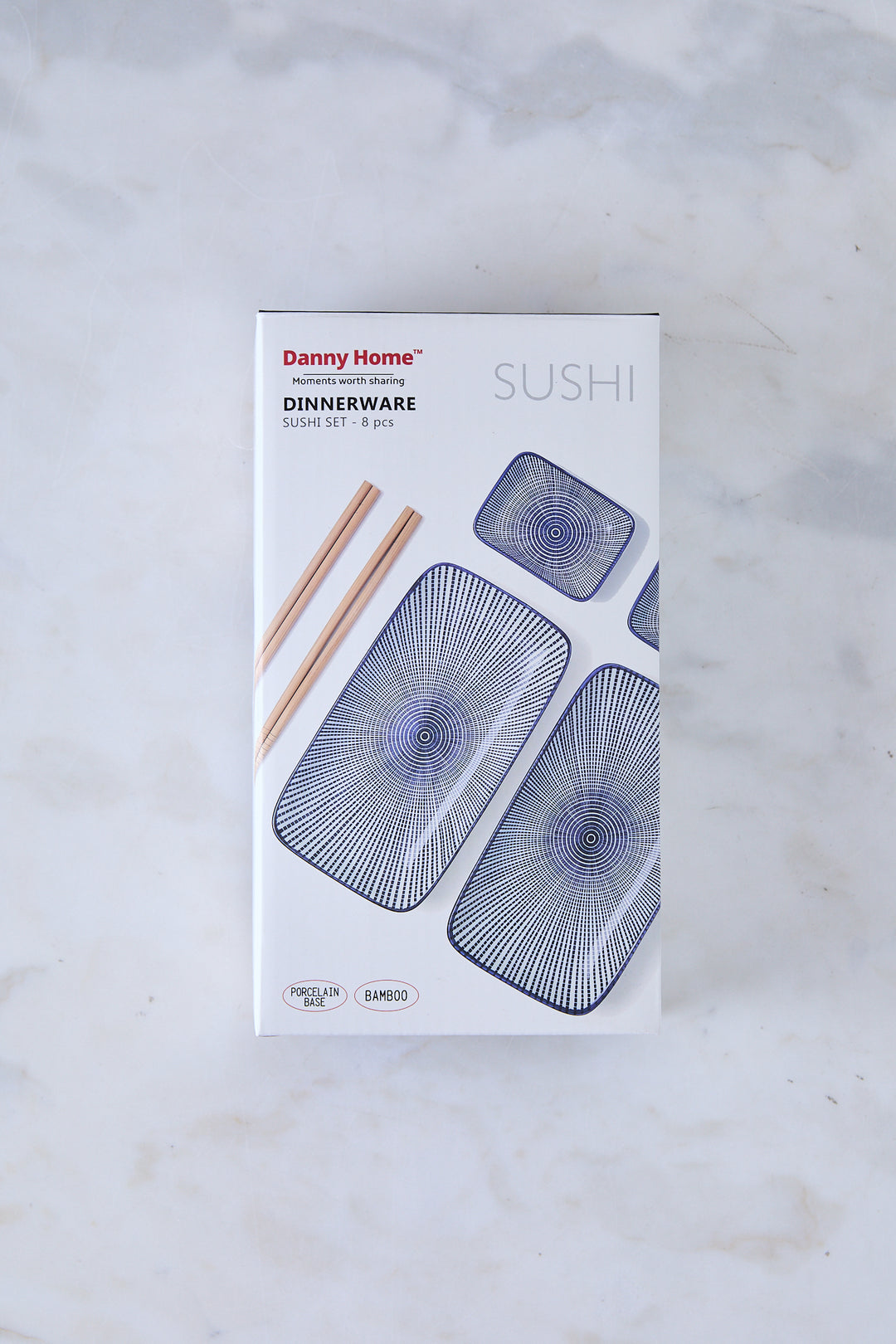 SET DE SUSHI PORCELANA & BAMBÚ MIZU