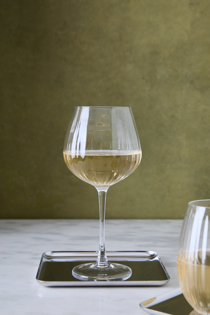 BANDEJA CUADRADA ACERO ESPEJADO 17CM