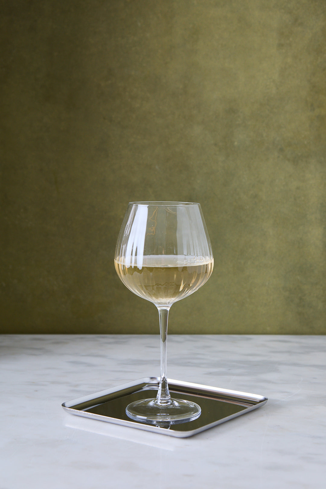 BANDEJA CUADRADA ACERO ESPEJADO 17CM