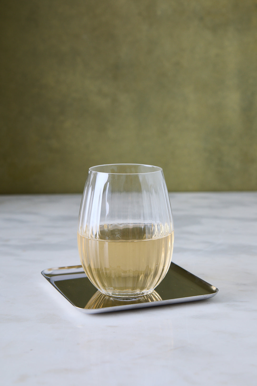 BANDEJA CUADRADA ACERO ESPEJADO 14CM