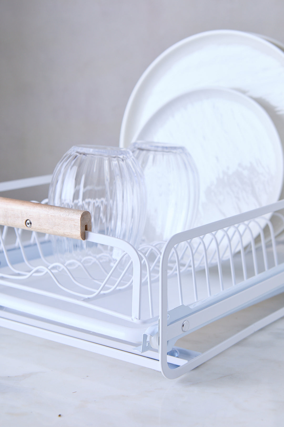 RACK ORGANIZADOR DE PLATOS WHITE 40CM