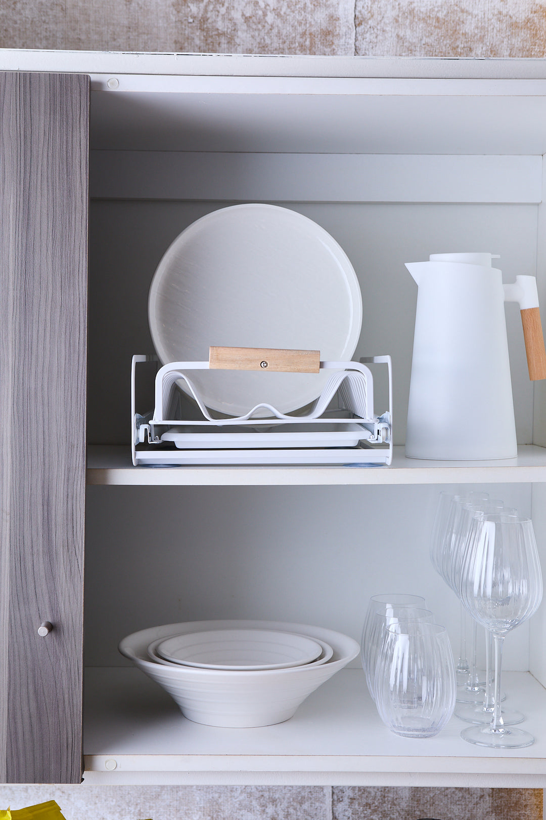 RACK ORGANIZADOR DE PLATOS WHITE 40CM