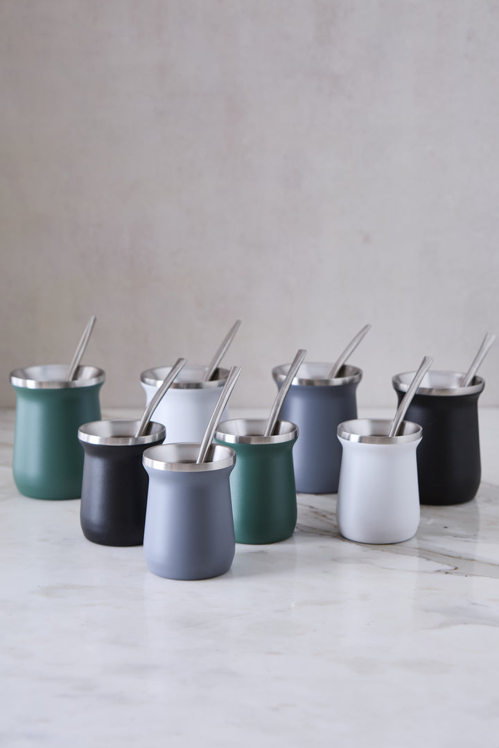MATE DE ACERO BLACK 260ML