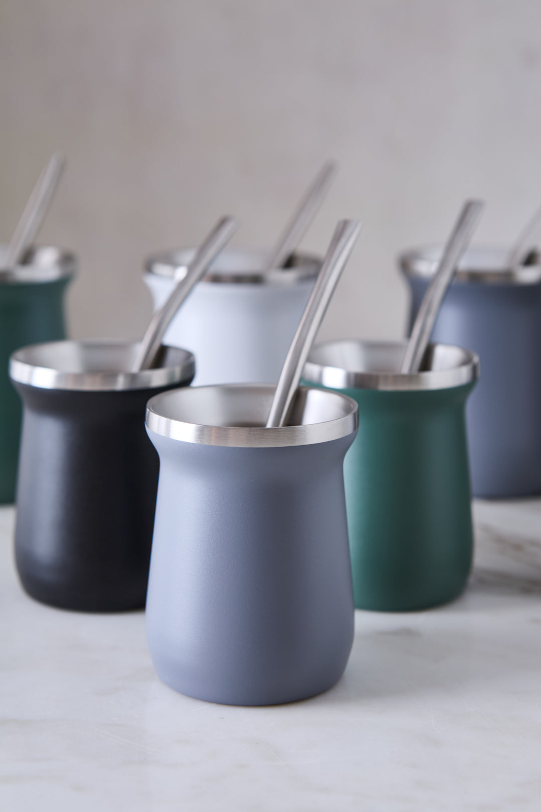 MATE DE ACERO GRAY 160ML