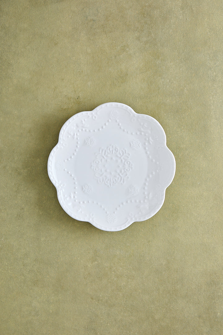 PLATO REDONDO WINDSOR BRODERIE 20CM