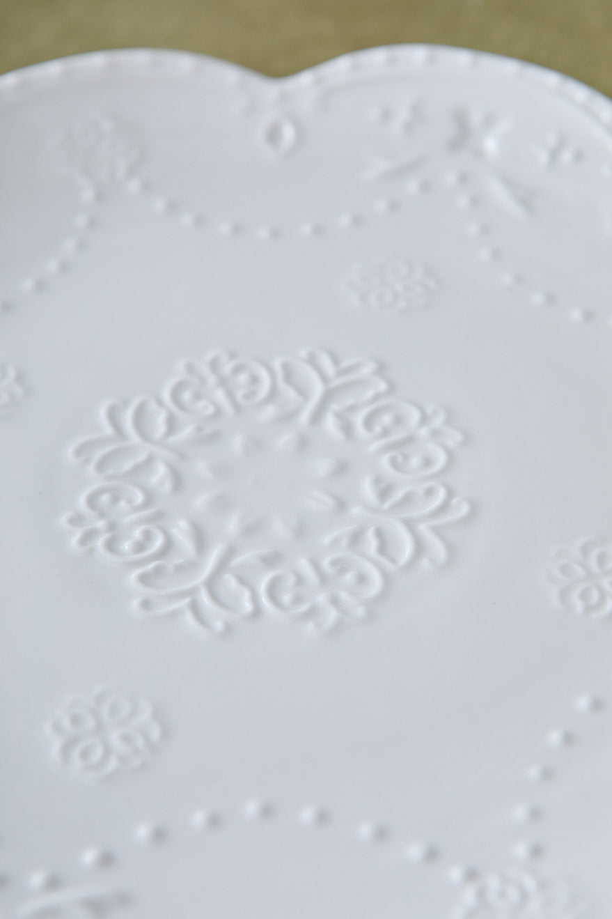 PLATO REDONDO WINDSOR BRODERIE 20CM