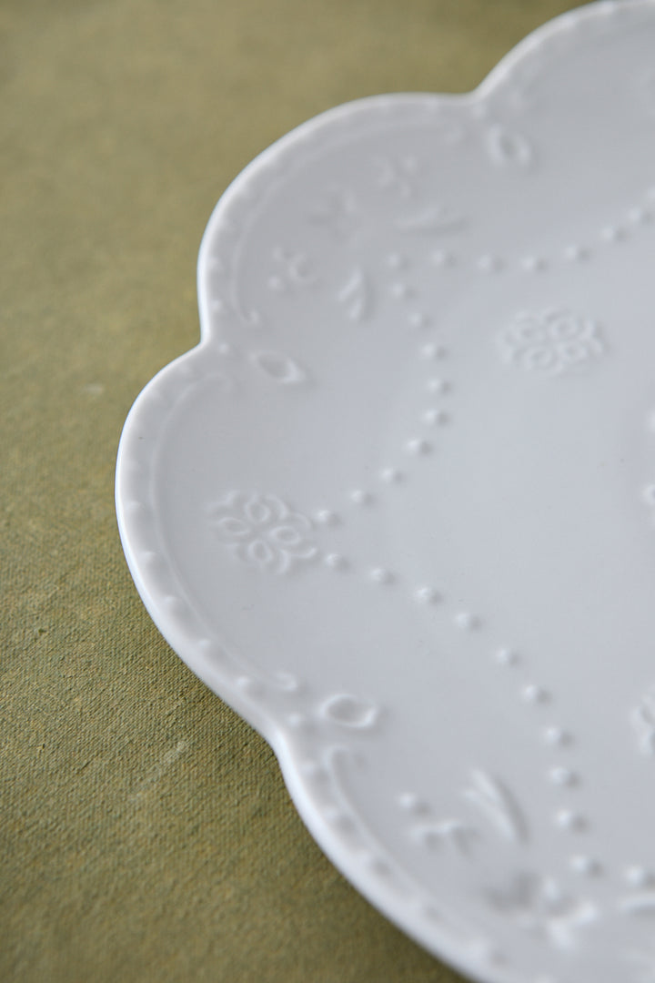 PLATO REDONDO WINDSOR BRODERIE 20CM