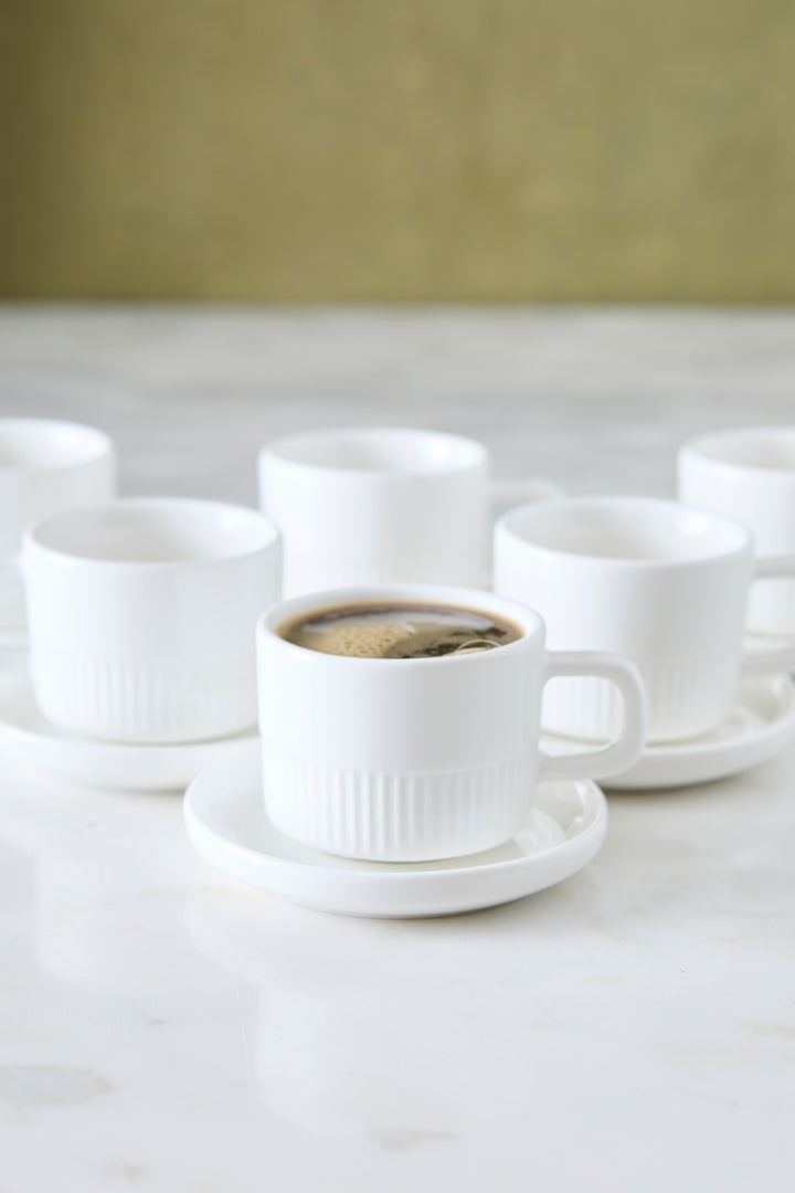 TAZA CON PLATO RALPH 140ML x 6