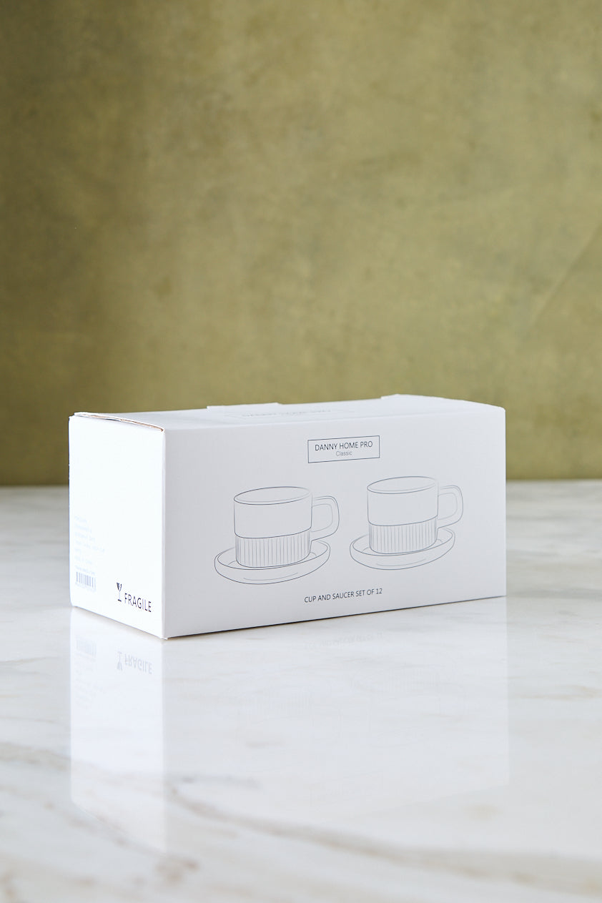 TAZA CON PLATO RALPH 140ML x 6